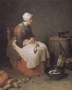 Jean Baptiste Simeon Chardin, Exhausted radish skin s mother